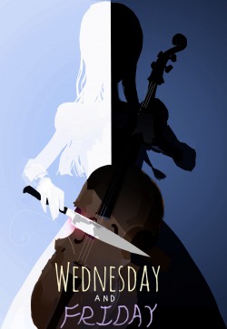 Wednesday and Friday Addams