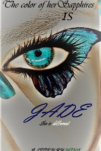 The color of her sapphires is jade