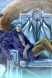 Against the heavens.