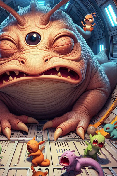 And then they move their body to walk