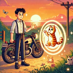 He Was Transmigrated By A Cat